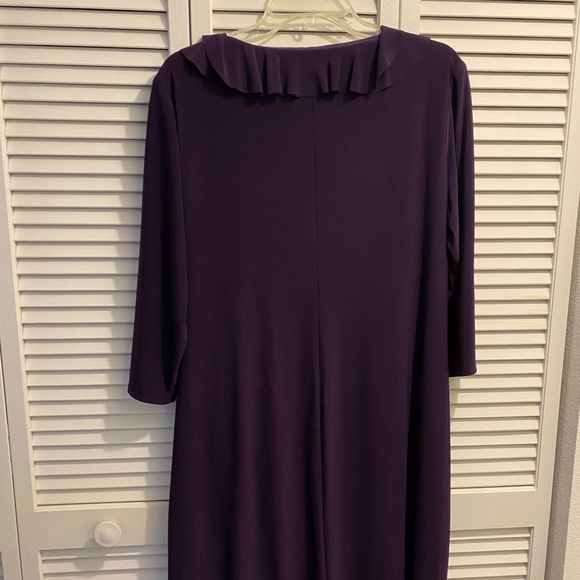 Formal Ruffle Knee Length Dress - Picture 3 of 3